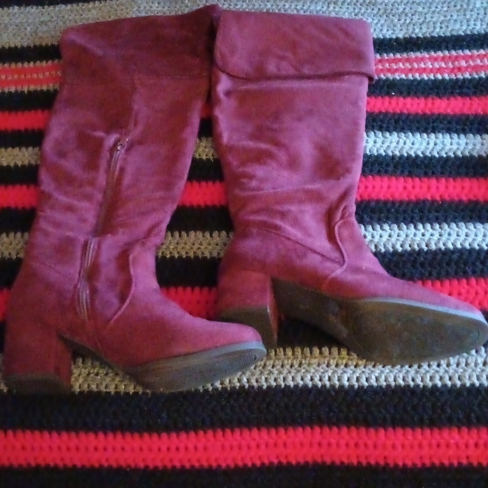 Burgundy Boots